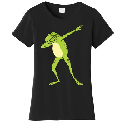 Dabbing Frog For Funny Animal Dance Gift Women's T-Shirt