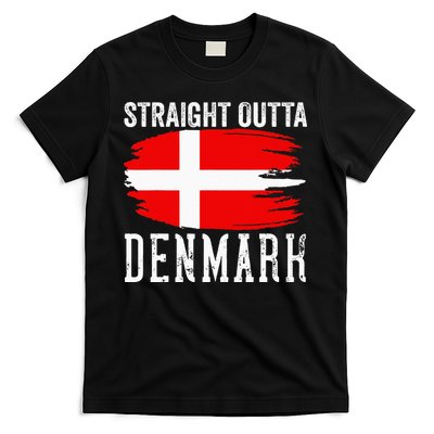 Denmark Flag For Men Women Danish Pride Roots Dane Boy Girl T-Shirt