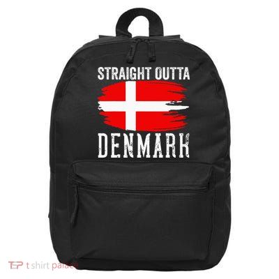 Denmark Flag For Men Women Danish Pride Roots Dane Boy Girl 16 in Basic Backpack