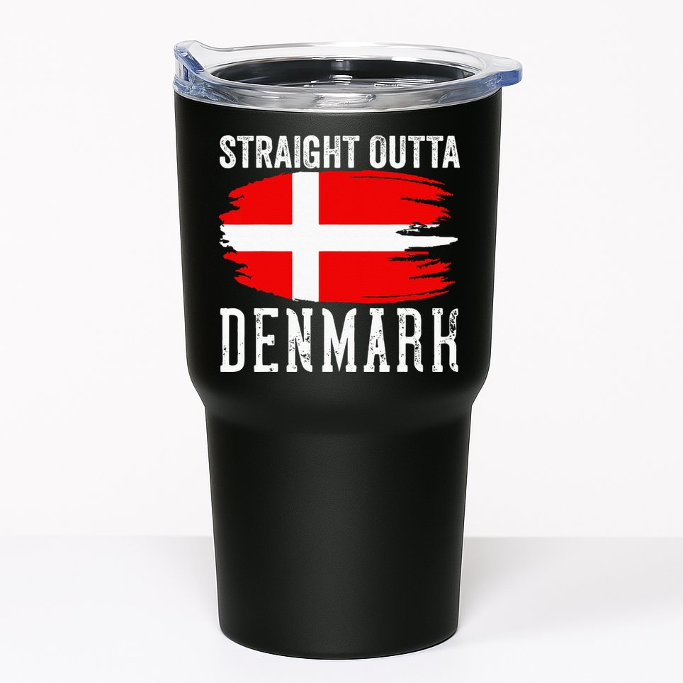 Denmark Flag For Men Women Danish Pride Roots Dane Boy Girl Tumbler