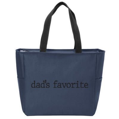 Dad’S Favorite Favorite Daughter Funny Zip Tote Bag