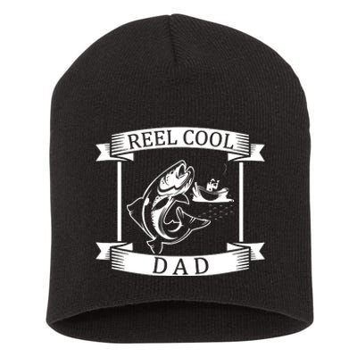 Dad Funny For Men For Fathers Day Fishing Short Acrylic Beanie