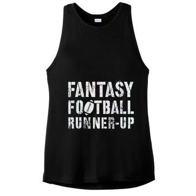 Drafting Fantasy Football Runner Up Goddess Newbie Commish Ladies PosiCharge Tri-Blend Wicking Tank