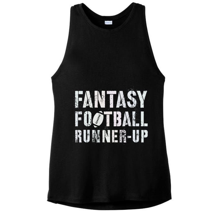 Drafting Fantasy Football Runner Up Goddess Newbie Commish Ladies PosiCharge Tri-Blend Wicking Tank