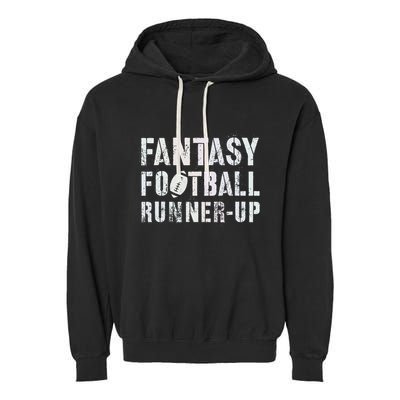 Drafting Fantasy Football Runner Up Goddess Newbie Commish Garment-Dyed Fleece Hoodie