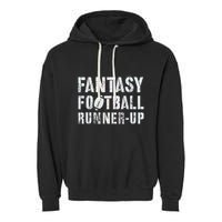 Drafting Fantasy Football Runner Up Goddess Newbie Commish Garment-Dyed Fleece Hoodie
