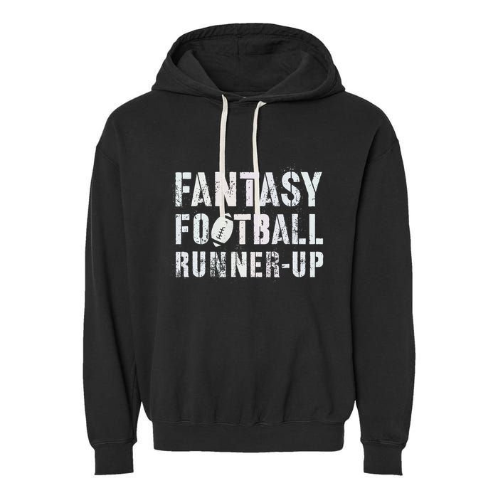 Drafting Fantasy Football Runner Up Goddess Newbie Commish Garment-Dyed Fleece Hoodie