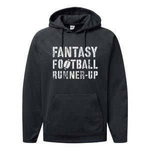 Drafting Fantasy Football Runner Up Goddess Newbie Commish Performance Fleece Hoodie