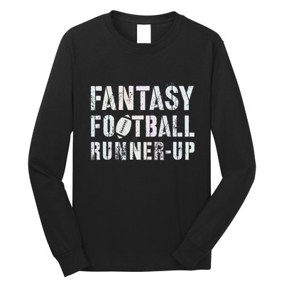Drafting Fantasy Football Runner Up Goddess Newbie Commish Long Sleeve Shirt