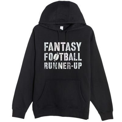 Drafting Fantasy Football Runner Up Goddess Newbie Commish Premium Pullover Hoodie