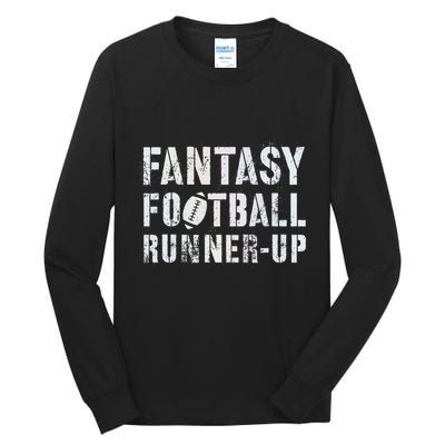 Drafting Fantasy Football Runner Up Goddess Newbie Commish Tall Long Sleeve T-Shirt