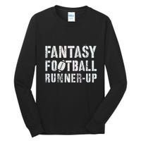 Drafting Fantasy Football Runner Up Goddess Newbie Commish Tall Long Sleeve T-Shirt