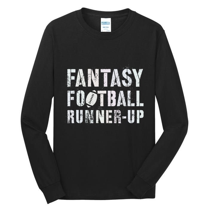 Drafting Fantasy Football Runner Up Goddess Newbie Commish Tall Long Sleeve T-Shirt