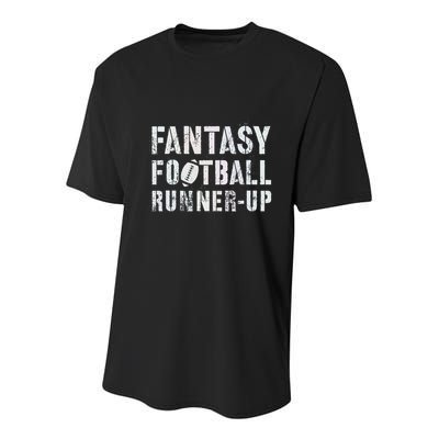 Drafting Fantasy Football Runner Up Goddess Newbie Commish Youth Performance Sprint T-Shirt