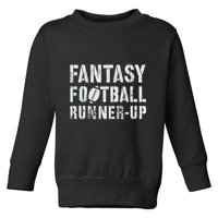 Drafting Fantasy Football Runner Up Goddess Newbie Commish Toddler Sweatshirt