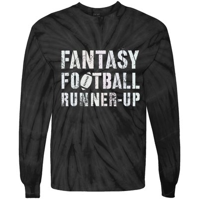 Drafting Fantasy Football Runner Up Goddess Newbie Commish Tie-Dye Long Sleeve Shirt