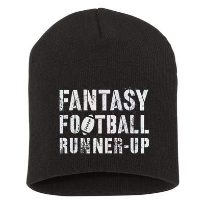 Drafting Fantasy Football Runner Up Goddess Newbie Commish Short Acrylic Beanie