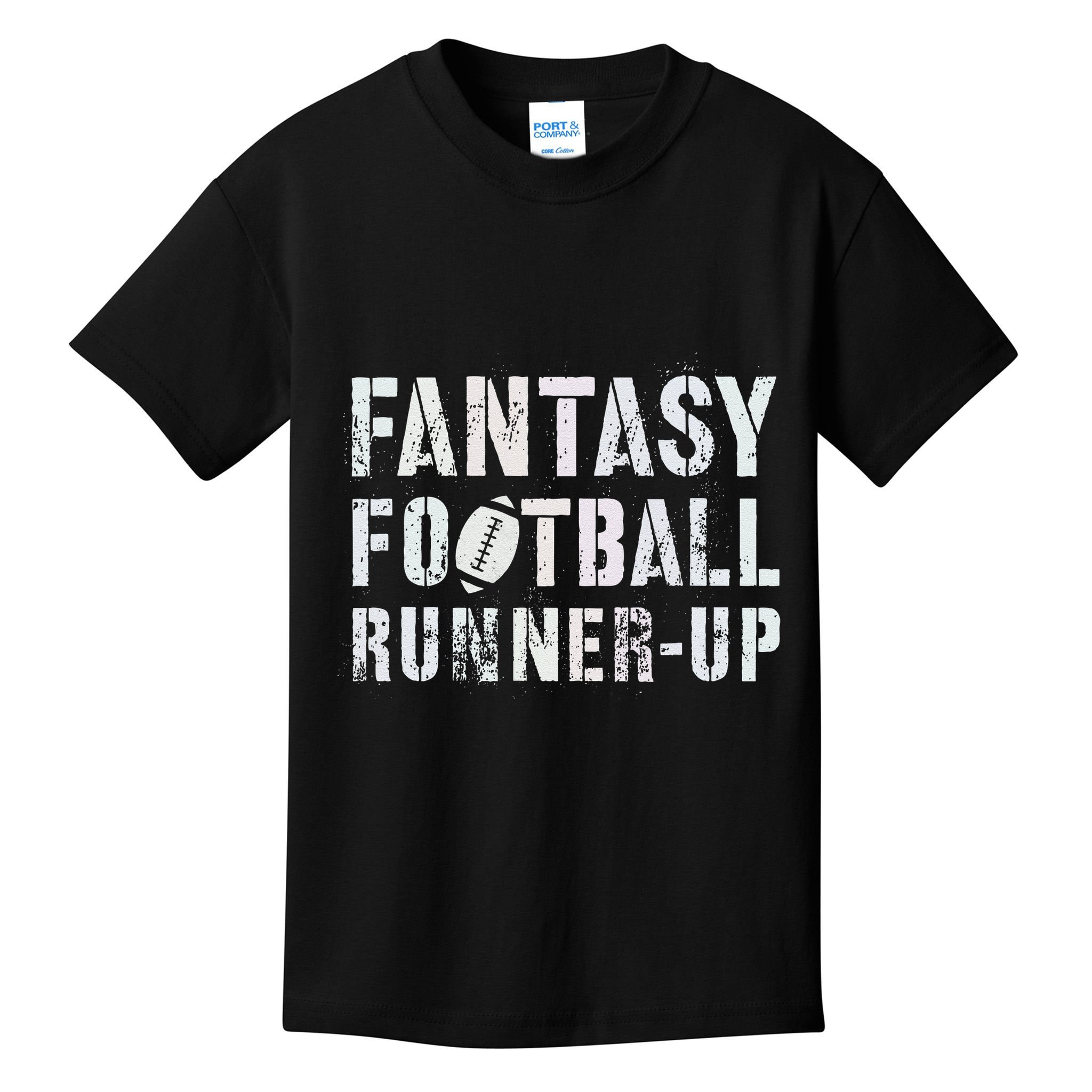 Drafting Fantasy Football Runner Up Goddess Newbie Commish Kids T-Shirt