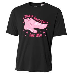 Dont Fall For Me Valentines Day Non Slip Socks Nurse Pct Cna Cooling Performance Crew T-Shirt