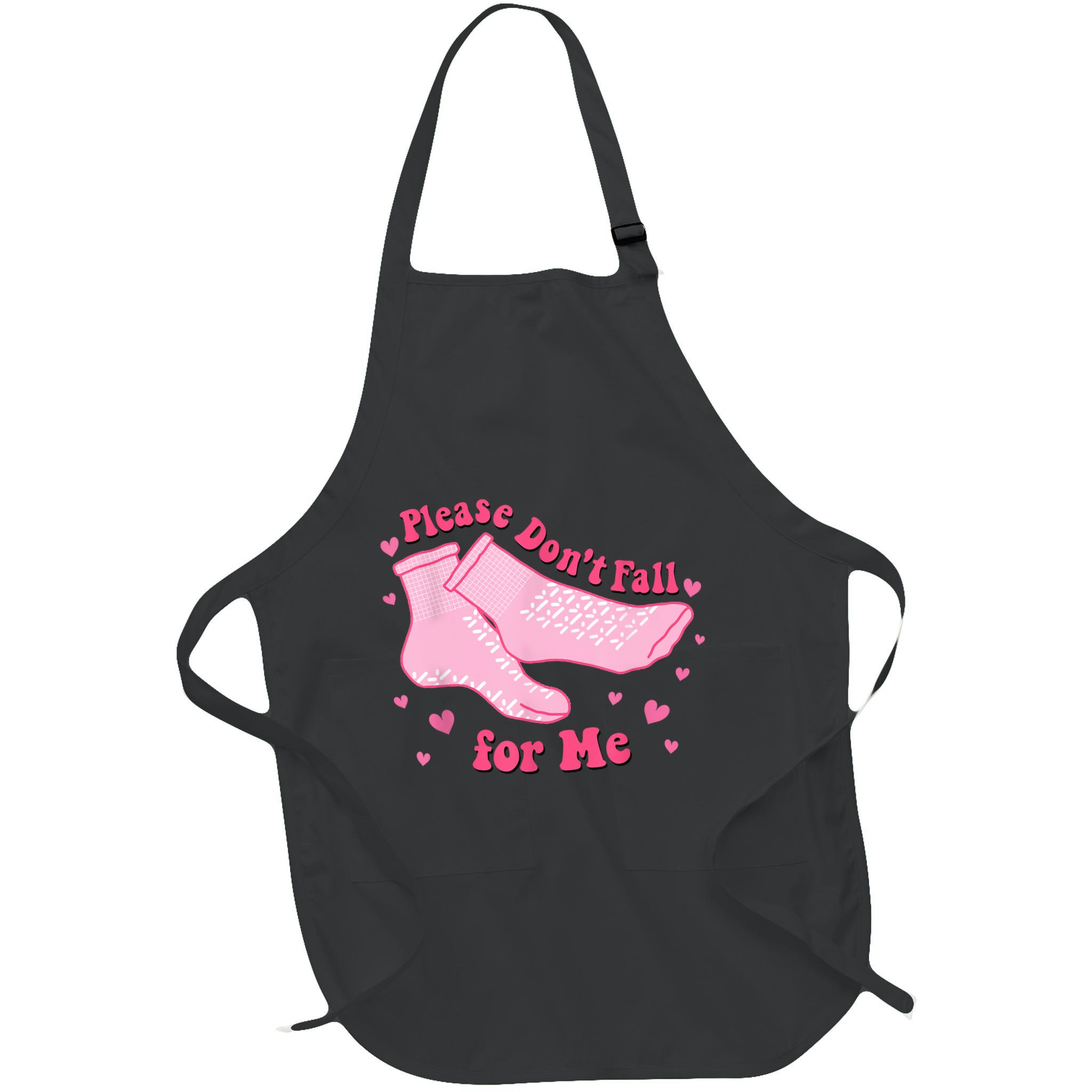 Dont Fall For Me Valentines Day Non Slip Socks Nurse Pct Cna Apron
