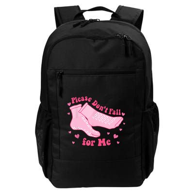 Dont Fall For Me Valentines Day Non Slip Socks Nurse Pct Cna Backpack