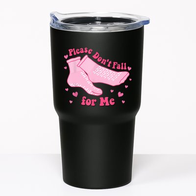Dont Fall For Me Valentines Day Non Slip Socks Nurse Pct Cna Tumbler