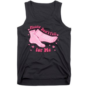 Dont Fall For Me Valentines Day Non Slip Socks Nurse Pct Cna Tank Top