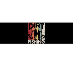 Dirt Fishing Funny Beach Treasure Detecting Metal Detector Bumper Sticker