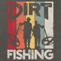 Dirt Fishing Funny Beach Treasure Detecting Metal Detector Cotton Canvas Backpack