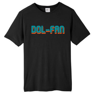 Dol Fan Football Gift For Miami Fan Tall Fusion ChromaSoft Performance T-Shirt