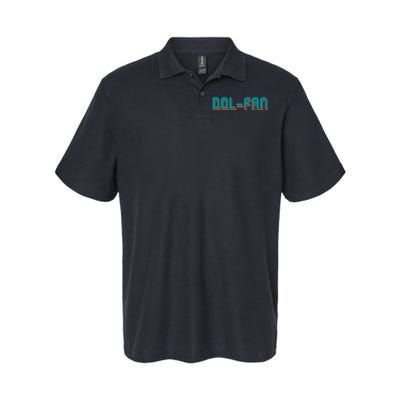 Dol Fan Football Gift For Miami Fan Softstyle Adult Sport Polo