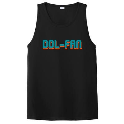 Dol Fan Football Gift For Miami Fan PosiCharge Competitor Tank