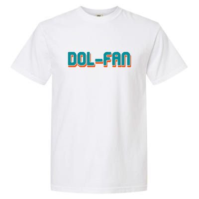 Dol Fan Football Gift For Miami Fan Garment-Dyed Heavyweight T-Shirt