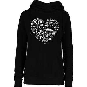 Daughter Favorite Family Womens Funnel Neck Pullover Hood