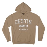 Destin Florida Fl Vintage Established Hoodie