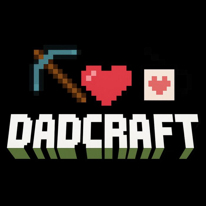 Dadcraft Funny Father's Day Gamer Gift Backpack