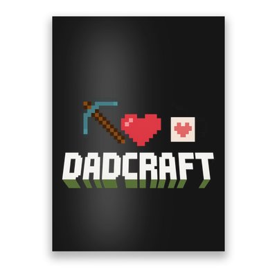 Dadcraft Funny Father's Day Gamer Gift Poster