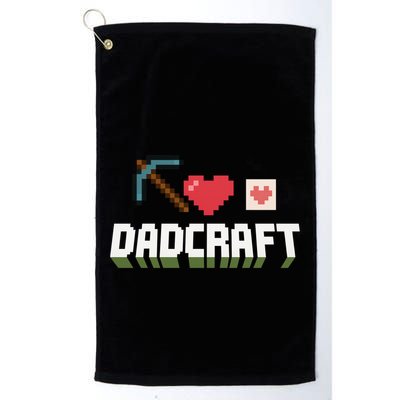 Dadcraft Funny Father's Day Gamer Gift Golf Towel