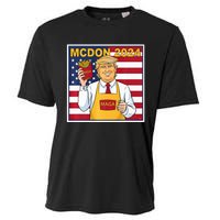 Donalds Famous French Fries Trump Fry Cooking Fries Outfit Premium Cooling Performance Crew T-Shirt