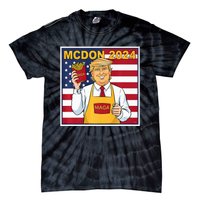 Donalds Famous French Fries Trump Fry Cooking Fries Outfit Premium Tie-Dye T-Shirt