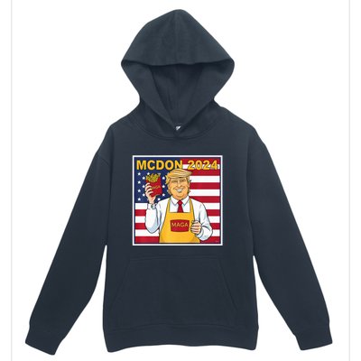 Donalds Famous French Fries Trump Fry Cooking Fries Outfit Premium Urban Pullover Hoodie