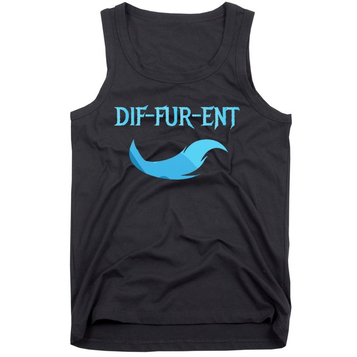 Diffurent Furry Fandom Furries Fan Designs Tank Top