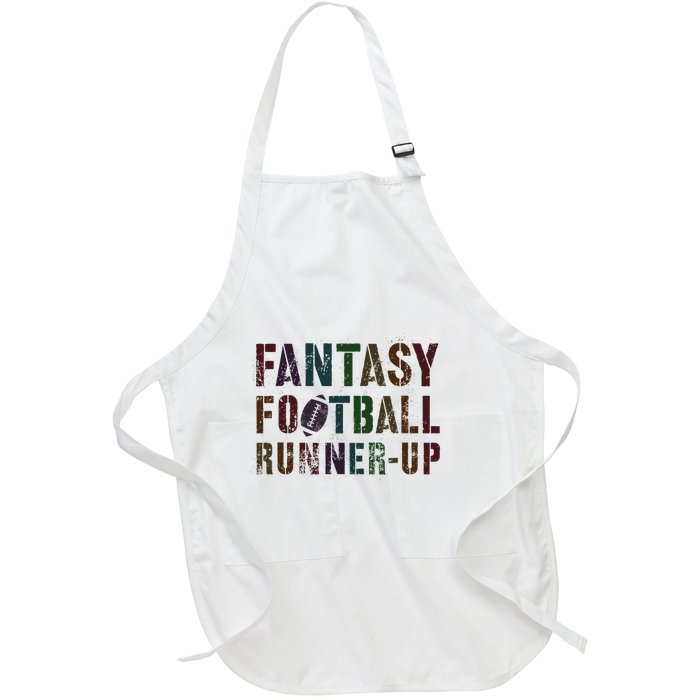 Drafting Fantasy Football Runner Up Geek Newbie Commish Full-Length Apron With Pockets