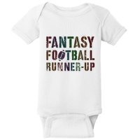 Drafting Fantasy Football Runner Up Geek Newbie Commish Baby Bodysuit