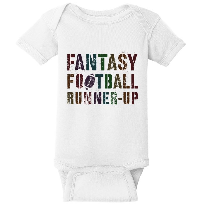 Drafting Fantasy Football Runner Up Geek Newbie Commish Baby Bodysuit