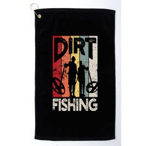 Dirt Fishing Funny Beach Treasure Detecting Metal Detector Platinum Collection Golf Towel