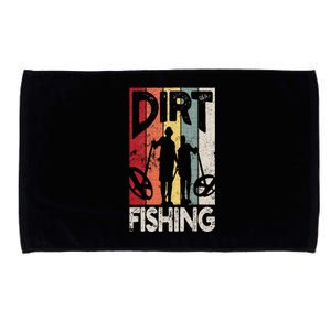 Dirt Fishing Funny Beach Treasure Detecting Metal Detector Microfiber Hand Towel