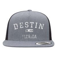 Destin Florida Fl Flat Bill Trucker Hat