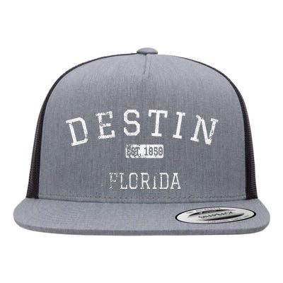 Destin Florida Fl Flat Bill Trucker Hat