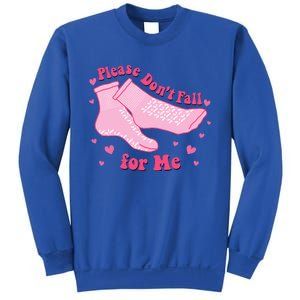 Dont Fall For Me Valentines Day Non Slip Socks Nurse Pct Cna Sweatshirt